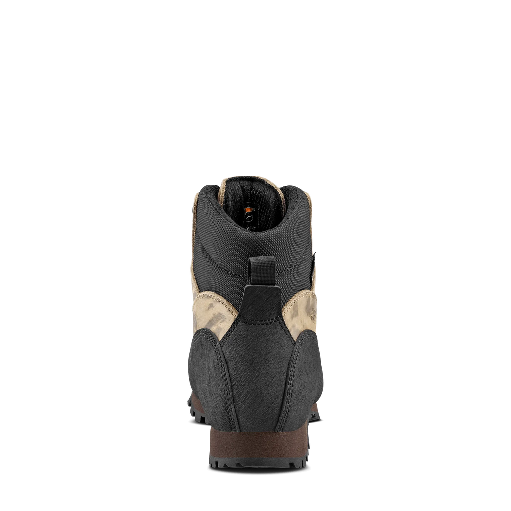 Black and beige boot on a transparent background