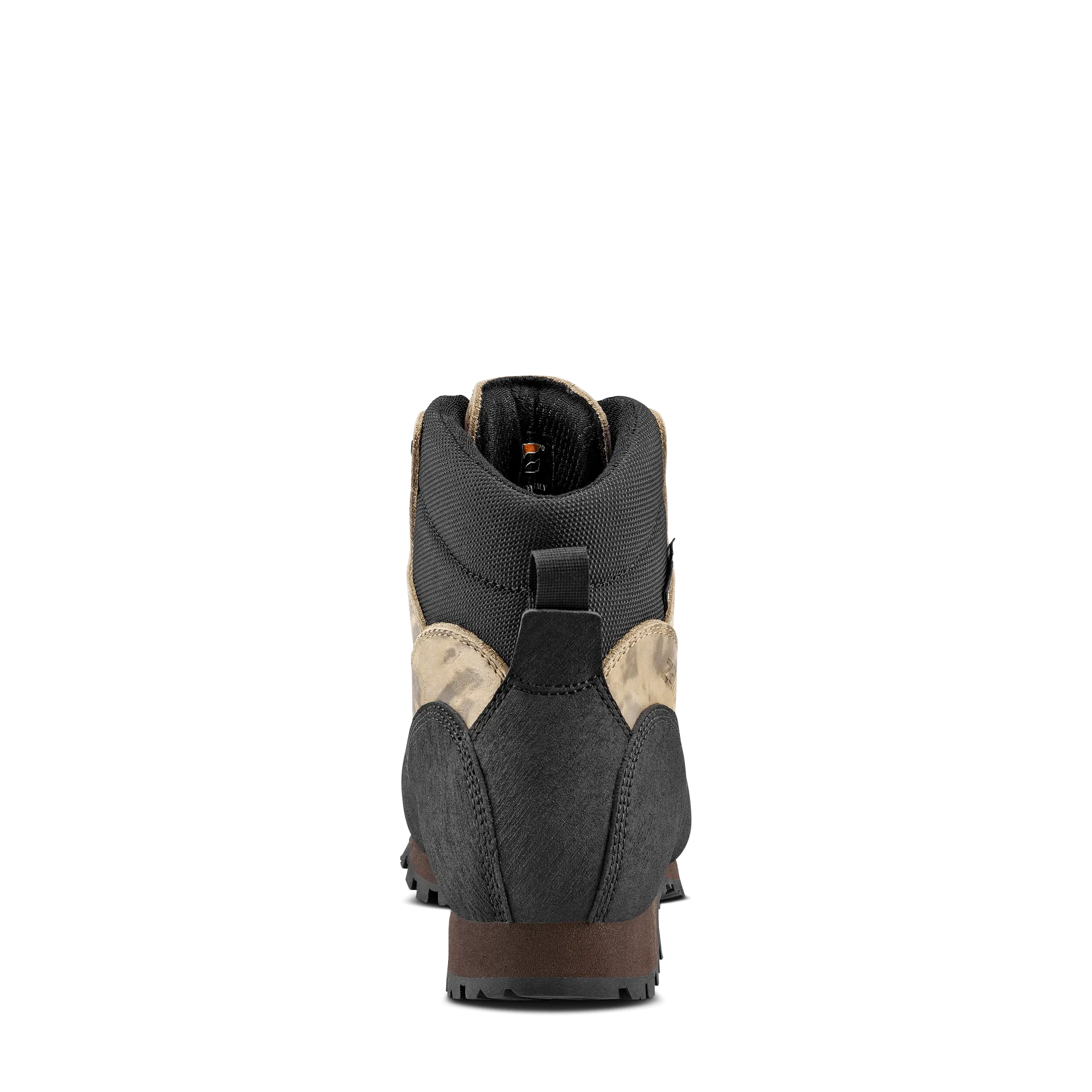 Black and beige boot on a transparent background