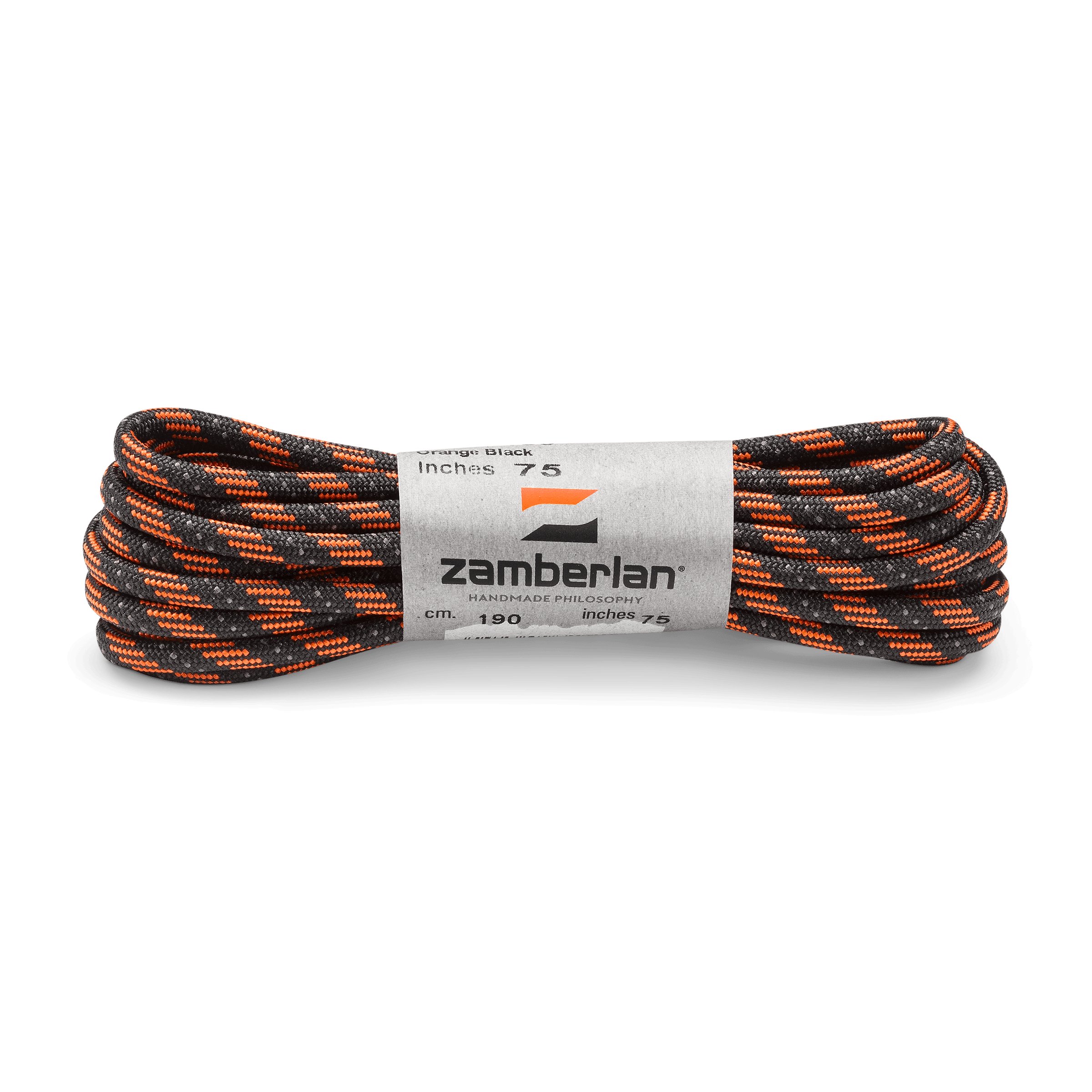 PACKED ROUND LACE - Orange/Black CALZATURIFICIO ZAMBERLAN SRL