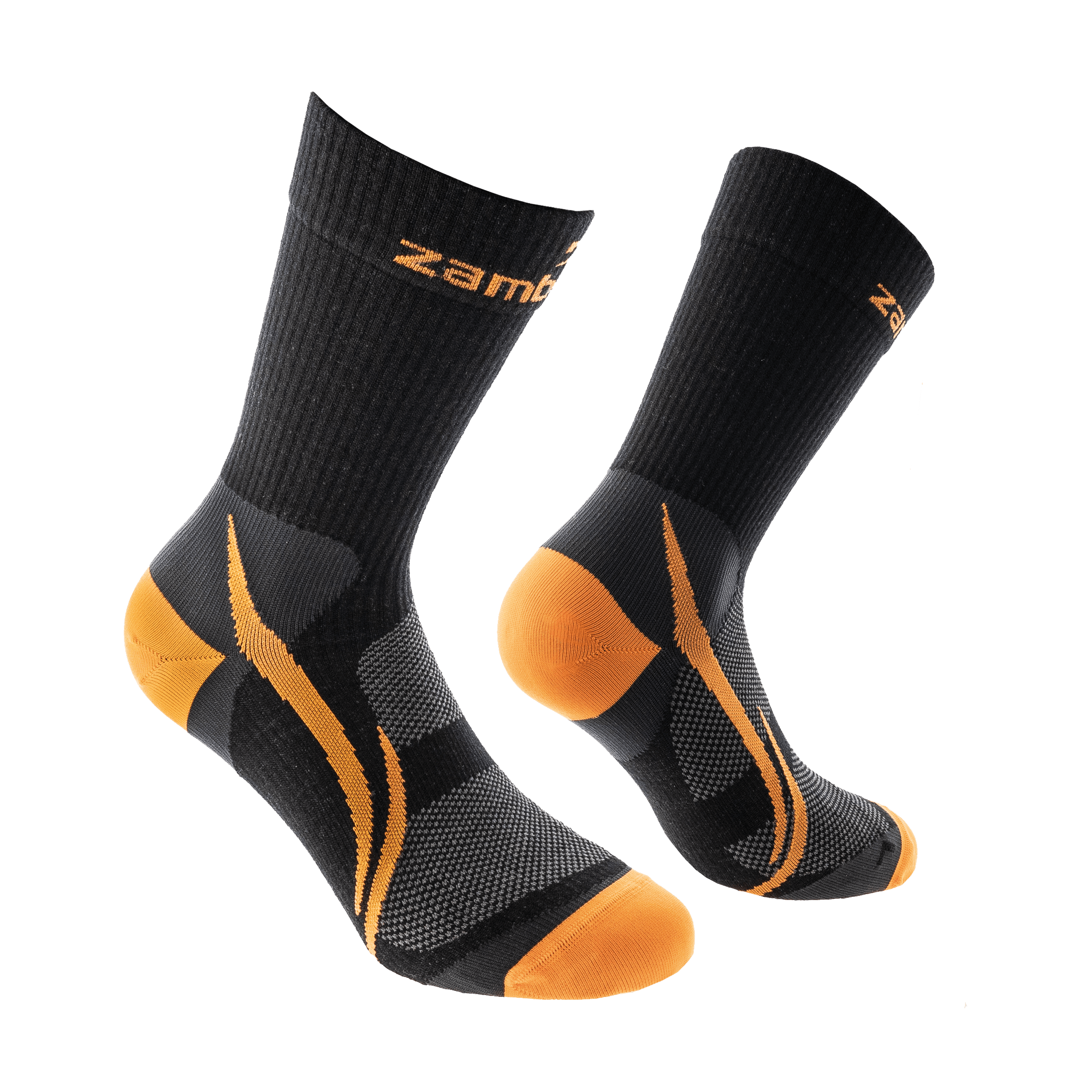 SOCKS PATH - Black/Orange CALZATURIFICIO ZAMBERLAN SRL